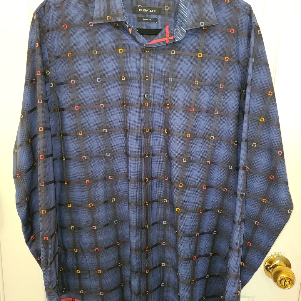Bugatchi Striped Button Down Shirts